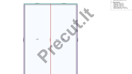50 m² karkasinės pirtelės apkrovų ir konstrukcinių sprendimų schema